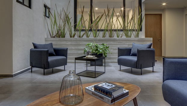 Sala de estar do lobby