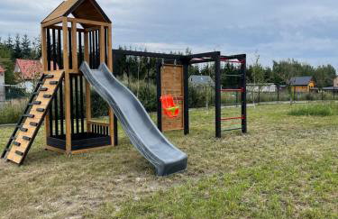 Rumiane pola - stodoła na Mazurach z widokiem na jezioro - Foto 60