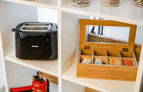 Exquisite Superior Suite 80m2 mit 2 Schlafzimmern & Badewanne - Messe Essen - Foto 21