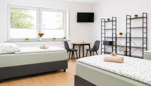 ZecheLoft22 - CentrO, MoviePark, parken, Balkon, ruhige Lage - Foto 4, Garden view, towels, wardrobe, heating