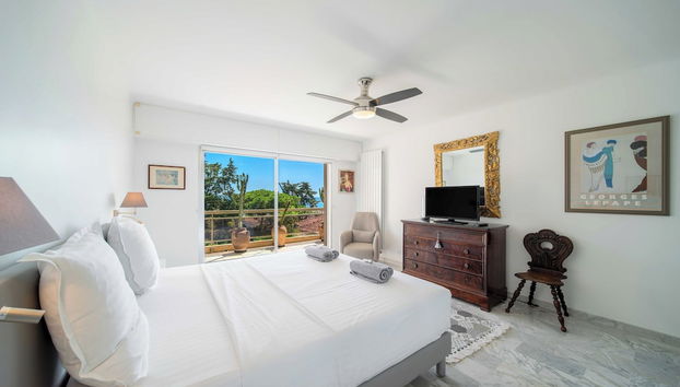 Renovated Apartment 155m2 3br/6p - Cannes Palm Beach - Foto 3, Habitación