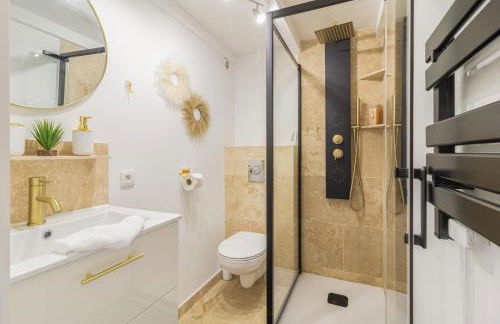 T2 MODERNE VUE MER LES SABLETTES CLIM- WiFi- PARKING - Foto 24