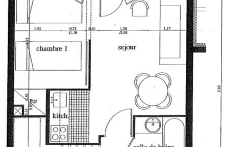 Pied des Pistes, 2 pièces, 6pers, Piscine et Sauna - Foto 37