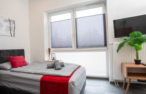 Serviceroom24 - Apartment 3 in Recklinghausen Hoch WLAN - Smart-TV - 24-7 Check-in und Küche - Foto 5