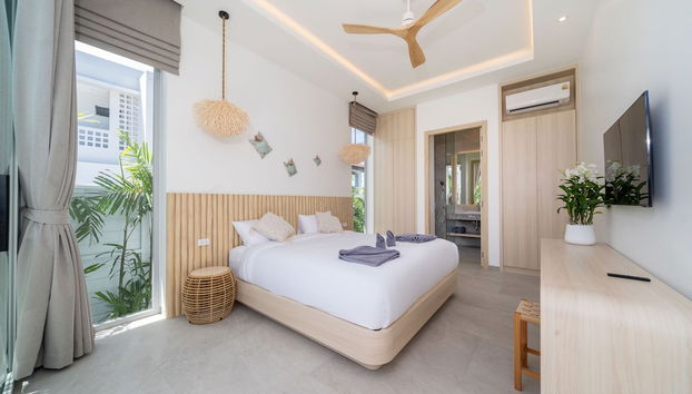 Modern Open Design 4BR Pool Villa Mina - Foto 3, Habitación