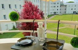 Appartement Le doux Viking, balcon & parking privé proche Zénith Caen - Photo 8