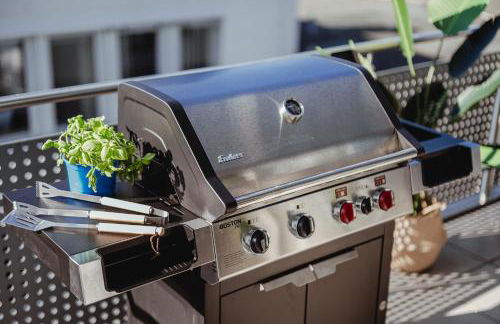 Luxus City Apartment - für Gruppen & Familien mit Whirlpool, Terrasse & Grill - Top Lage - Foto 28