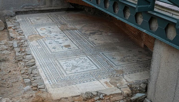 Escursione a León, Astorga e Castrillo de los Polvazares - Foto 5, Mosaico romano, Astorga