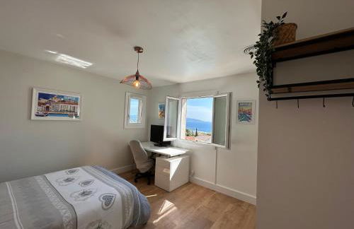 maison entièrement climatisée vue d'exception mer et rade de Marseille avec piscine 8 personnes - Foto 30