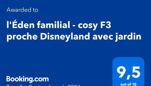 l'Éden familial - cosy T3 proche Disneyland avec jardin - Foto 2