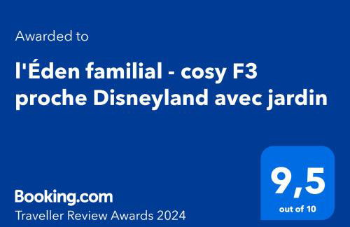 l'Éden familial - cosy T3 proche Disneyland avec jardin - Foto 2