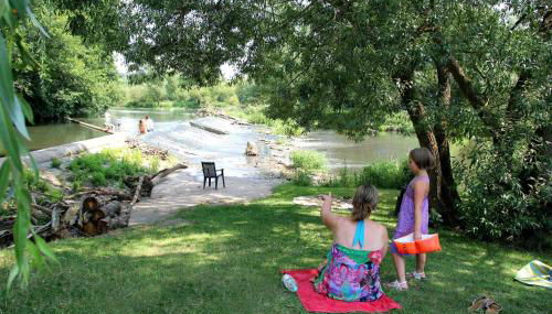 Ferienhaus 140 qm IGELMÜHLE, bei der romantischen Rödermühle an der Fränkischen Saale in Deutschlands Mitte, 8 km zur A7 - Foto 3