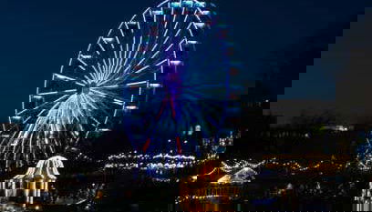 Edinburgh Christmas Tour - Photo 2, Christmas feris wheel in Edinburgh