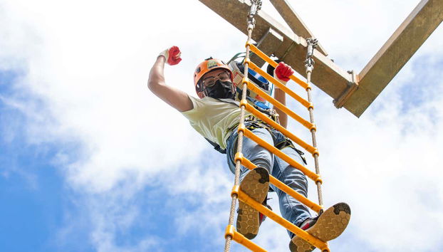 Escalada en Toro Verde Eco Adventure Park - Foto 5, Disfrutando de la escalada