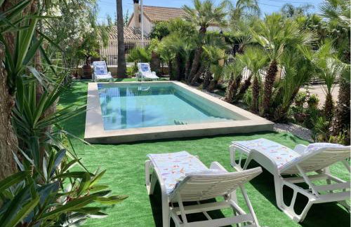 Villa en Lorca 2 Piscinas Vistas Gran Terraza y Barbacoa-Venta Ruizo Hasta 20 personas - Foto 9
