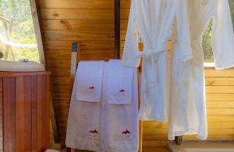 Chale Alcantara Jacuzzi, Lareira e Deck com Vista - Foto 25