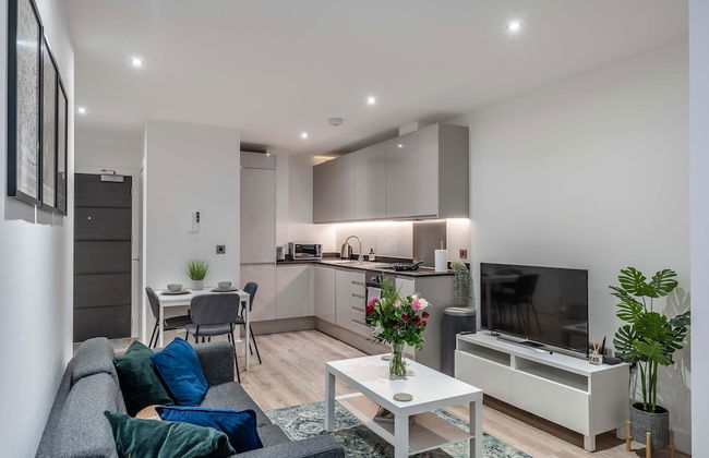 Modern 1 bed Apartment in Central Solihull - Foto 19