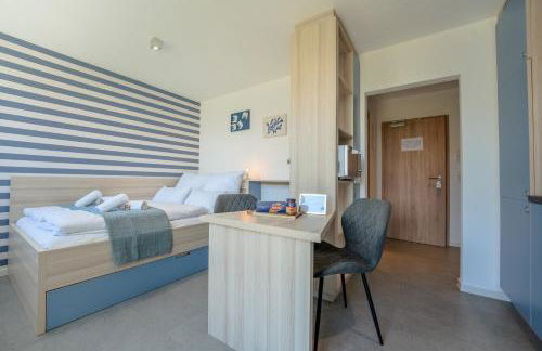 SCHLOSSBERG RESIDENCES - Self Check-In Studios mit Küche am Bodensee & Spieleland - Foto 16