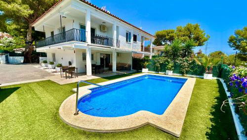Chalet con piscina privada en Alcocebre - Foto 2, Garden, sunbed, Garden view