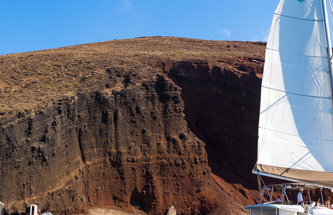 Santorini Caldera Catamaran Trip + Lunch - Foto 9
