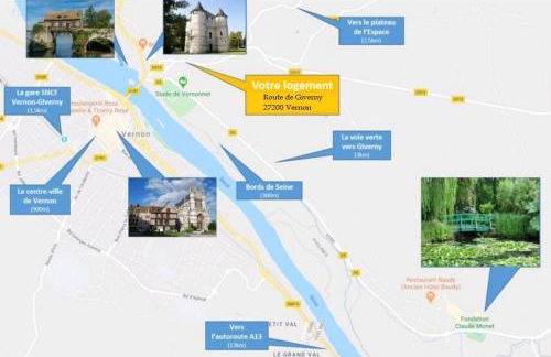 Appartement charmant à Vernon tout près de Giverny - Foto 3