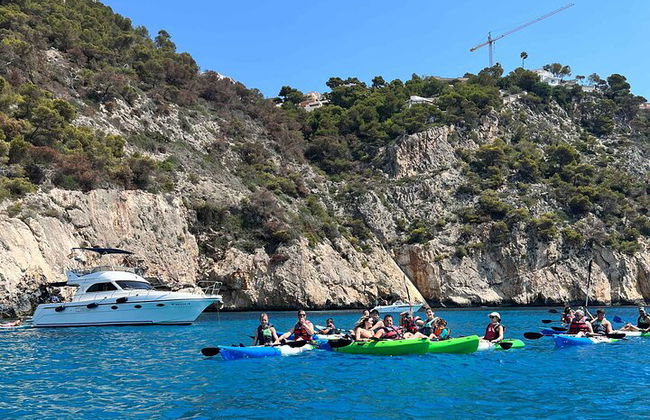 Kajak-Granadella-geführter Ausflug zu seinen Höhlen und Cala en Caló - Foto 7