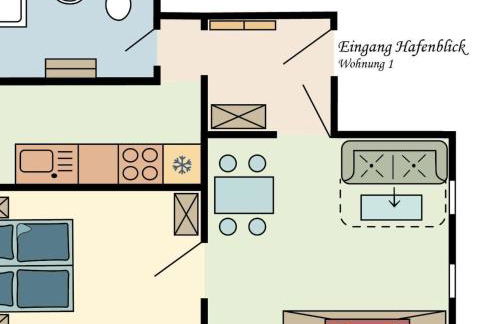 Apartment Wohnung für vier Personen im Erdgeschoss by Interhome - Foto 2