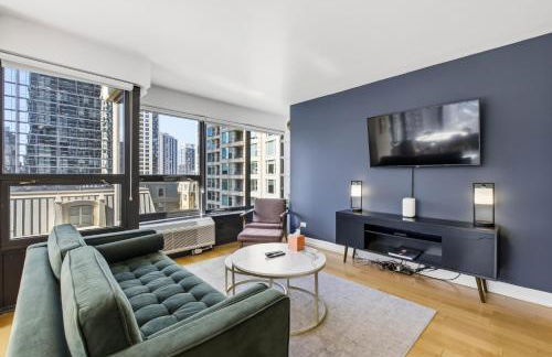 2bd River North Million Dollar Views! Parking Incl condo - Foto 14