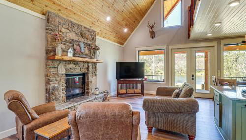 Riverfront Mountain View Cabin with Deck and Grill! - Photo 4