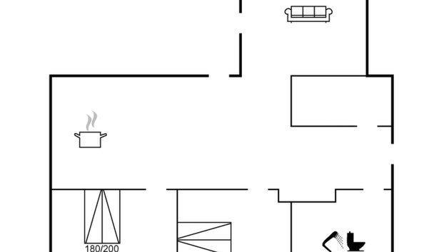 "Yakari" - 1km from the sea - Foto 2, Floorplan