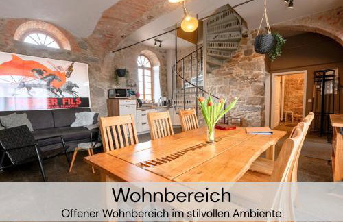 HexenburgbeiDresden Maisonette über 2 Etagen mit 4 Schlafzimmern, Kamin, Terrasse und Faßsauna, Nähe Sächsische Schweiz Dresden - Foto 13