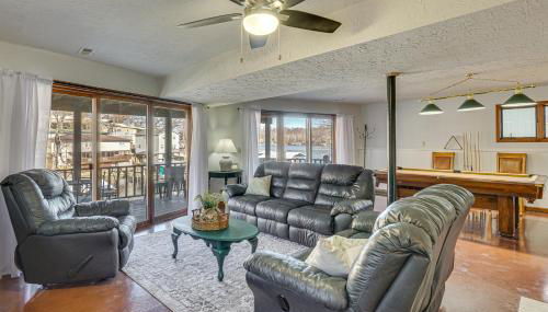 Lakefront Home with Dock and Decks in Gravois Mills! - Foto 3