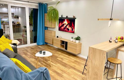 Comfortable Apart, Old Town, Free parking, hanging bed, Wi-Fi, lift, aircon,self check-in 24h, Stare Miasto, winda, nowy budynek, garaż 0 zl, klima - Photo 5