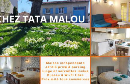 Chez Tata Malou - Maison avec jardin, cour fermée, proche toutes commodités - Foto 33
