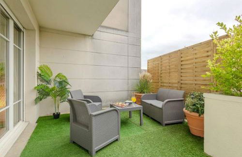 Agapé by Kleidos -Disney à 10min, T2 , 4P, Parking gratuit et terrasse - Foto 6