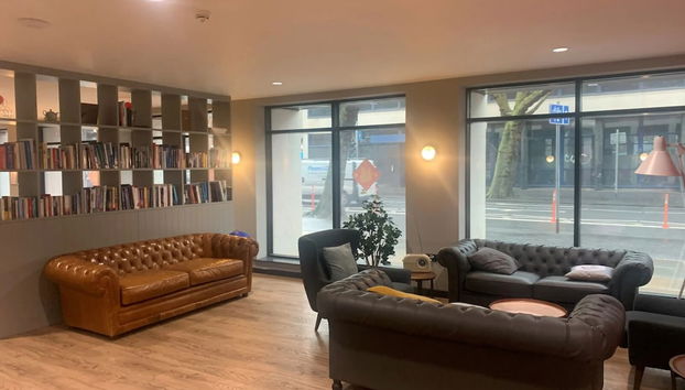 Zona de estar del vestíbulo