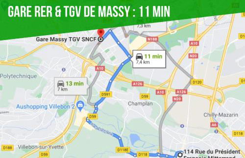 L1 - Green and cosy flat close Paris - WIFI - Foto 22