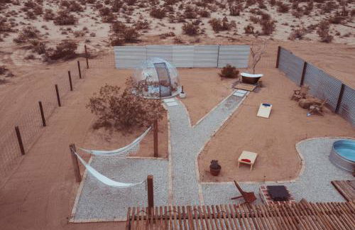 Romantic Desert Escape - Stargazing Dome, Hot Tub, Fire Pit, Hammocks, Cowboy Pool - Foto 14
