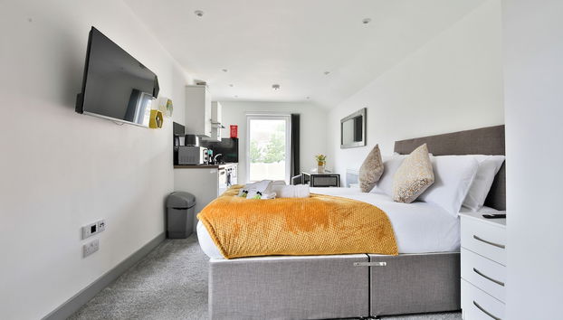 Stunning Studio In Converted Building - Foto 5, Habitación