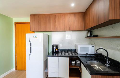 Até 4hóspedes, Wi-fi500Mbps, Cozinha Comp,Elevador, Jr Catito - Foto 14
