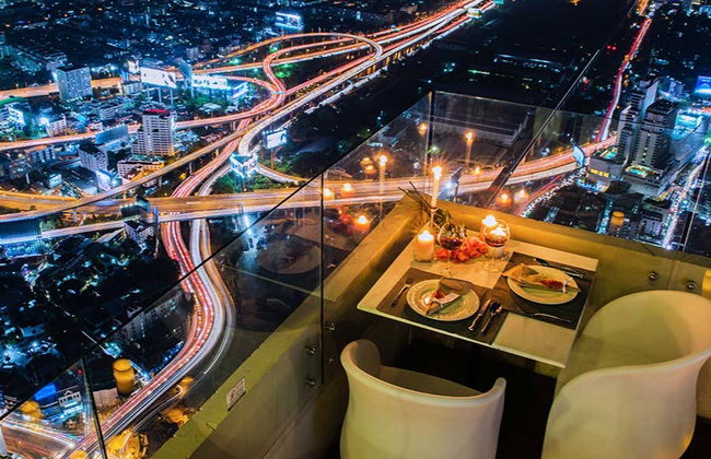 Cena en el Baiyoke Sky Hotel - Foto 2