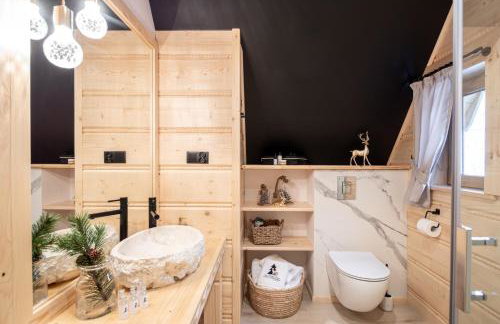 NA SKRAJU LASU domki z balią, jacuzzi - Foto 43