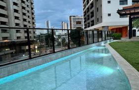 Lindo flat em prédio luxuoso - Excelente localização - Foto 51