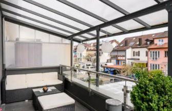 Günstiges grünes Ferienzimmer mit separater moderner Dusche - Foto 25