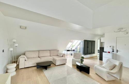 Penthouse 90m2 Terrace Parking 10m Paris Center - Foto 10