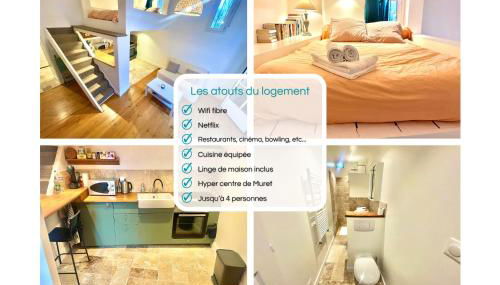 " Studio Vasconia " Hyper Centre - Mezzanine -Wifi - Foto 2