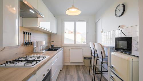 Le Vercors - 6 couchages parking gratuit - Foto 3, stove, dishwasher, toaster