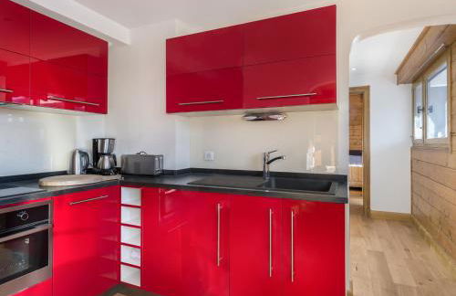 Spacieux T2 rénové avec Parking et WiFi à Megève, Proche Pistes - FR-1-453-68 - Foto 4