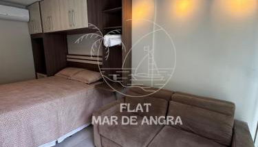 Flat Mar de Angra - Praia Grande - 2 Suítes com cobertura Duplex - Foto 5, furniture, wardrobe, locker