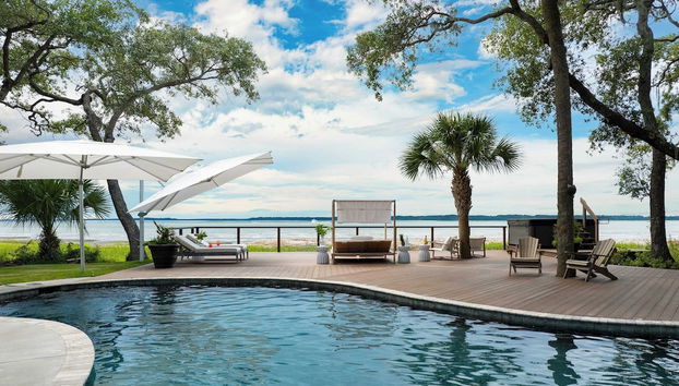 10-acre Private Island, Sleeps 26 Pool, Golf Cart Buck Island by Avantstay - Foto 2, Interior